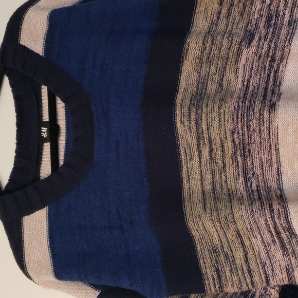 H&M - Colourblock Oversized Knit Sweater - Picture 2 of 6